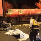 صور: 7 قتلى اسرائيليين و30 اصابة بحادث سير قرب الرملة