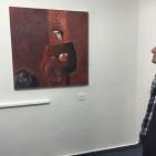 معرض ايماءات للفنان جواد ابراهيم  في بيت مريم في رام الله