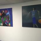 معرض ايماءات للفنان جواد ابراهيم  في بيت مريم في رام الله