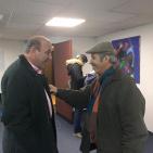 معرض ايماءات للفنان جواد ابراهيم  في بيت مريم في رام الله