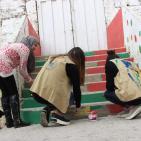 مجموعة النجاح التطوعية تُنظم نشاط رسم ودهن في مدرسة بيسان بنابلس