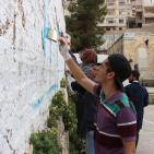 مجموعة النجاح التطوعية تُنظم نشاط رسم ودهن في مدرسة بيسان بنابلس