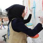 مجموعة النجاح التطوعية تُنظم نشاط رسم ودهن في مدرسة بيسان بنابلس