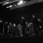 عرض الأوركسترا الوطنية الفلسطينية وأوركسترا المعهد الوطني للموسيقى في جامعة النجاح