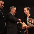 عرض الأوركسترا الوطنية الفلسطينية وأوركسترا المعهد الوطني للموسيقى في جامعة النجاح