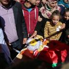 تشييع جثمان الشهيد إياد سجدية في مخيم قلنديا