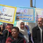 اعتصام نسائي في بيت حانون شمال غزة للمطالبة باعمار المنازل المُدمرة