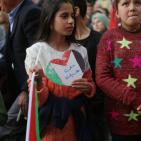 حفل الإعلان عن المعلم الفائز بجائزة نوبل في التعليم وسط رام الله