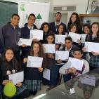 انجاز فلسطين تنفذ ورشتين في مدرسة سانت جورج الثانوية برام الله