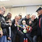 نابلس: حفل وداع الطفل دوابشة قبل مغادرته الوطن لزيارة 