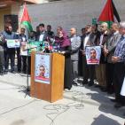 غزة: اعتصام تضامني مع الاسير المريض بسام السايح