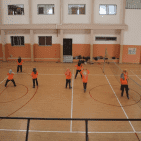 صور.. لأول مرة بغزة اعداد مدربات للكرة الطائرة