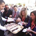 افتتاح فرع جديد للوطنية موبايل بالقرب من دوار الساعة في رام الله