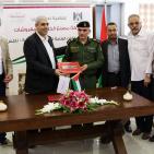 نابلس: توقيع اتفاقية تعاون بين مصنع الخلود للمفروشات والمؤسسة الأمنية