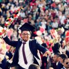 حفل تخريج مجلس الطلبة بجامعة النجاح لكلية العلوم والبصريات والمجمع الطبي