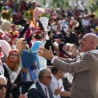 حفل تخريج مجلس الطلبة بجامعة النجاح لكلية العلوم والبصريات والمجمع الطبي