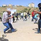 الاحتلال يقمع وقفة تضامنية مع الصحفي نزال امام معتقل عوفر