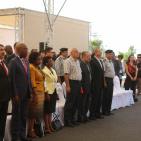 مراسم احتفالية بمشاركة الرئيس الفلسطيني محمود عباس بمناسبة إزاحة الستار عن تمثال المناضل الراحل نلسون منديلا