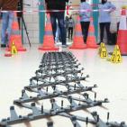 افتتاح معرض الشرطة بمناسبة أسبوع المرور العالمي في جامعة النجاح