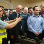 افتتاح معرض الشرطة بمناسبة أسبوع المرور العالمي في جامعة النجاح