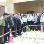افتتاح معرض الشرطة بمناسبة أسبوع المرور العالمي في جامعة النجاح