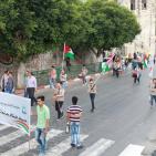 بالصور: كشافة مدينة نابلس تُحيي يوم الإسراء والمعراج
