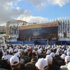 الآلاف من أنصار حزب التحرير الاسلامي يشاركون في مؤتمر الخلافة بالخليل