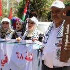 غزة تُحيي الذكرى الـ 68 للنكبة في مسيرة ومهرجان مركزي