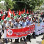 غزة تُحيي الذكرى الـ 68 للنكبة في مسيرة ومهرجان مركزي