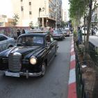 مسيرة مركبات قديمة في رام الله إحياء لذكرى النكبة