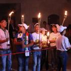 أهالي نابلس يحتفلون في ليلة الشعلة 