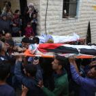 تشييع جثماني الشهيدين الشقيقين إبراهيم ومرام طه   في قطنة