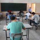 صور.. بدء امتحانات الثانوية العامة وسط اجراءات أمنية مشددة بغزة