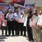 الخليل: وقفة احتجاجية على تقليص زيارات الأسرى