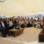 الحمد الله يضع حجر الأساس لمدرسة الشهداء الثانوية للبنات في بيت وزن بنابلس