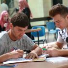 أجواء اليوم الثاني من تسجيل الطلبة الجدد في جامعة النجاح