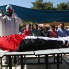 تشييع الشهيد الطفل بدران في بلدة  بيت عور التحتا