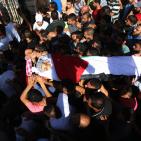 تشييع الشهيد الطفل بدران في بلدة  بيت عور التحتا