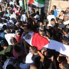 تشييع الشهيد الطفل بدران في بلدة  بيت عور التحتا