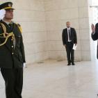الرئيس محمود عباس يستقبل وزير الخارجية المصري سامح شكري