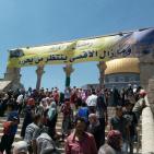 صور: أكثر من 280 ألفاً أدوا الجمعة الأخيرة برحاب الأقصى