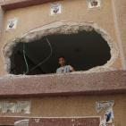 الاحتلال يهدم جدران منزل الشهيد عيسى ياسين في مخيم قلنديا فجر اليوم