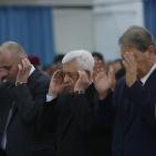 الرئيس يؤدي صلاة العيد في مقر المقاطعة في رام الله