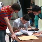 أجواء تسجيل الطلبة الجدد في جامعة النجاح