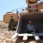 مظاهرة ضد مصادرة الاراضي في اراضي بلدة دير قديس