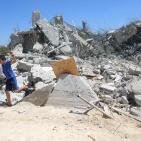 الاحتلال يهدم 10 منازل في قرية قلنديا شمال القدس