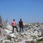الاحتلال يهدم 10 منازل في قرية قلنديا شمال القدس