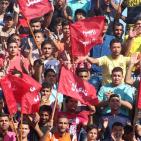 غزة: مباراة ذهاب نهائي كأس فلسطين 