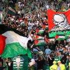 بالصور..جماهير سيلتك ترفع علم فلسطين أمام فريق اسرائيلي