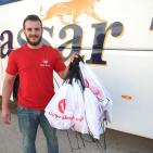 مغادرة حجاج الضفة الى الديار الحجازية عبر معبر الكرامة